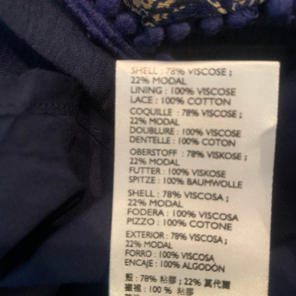 NWT $168 Free People My Love Mini Dress Blue L - Picture 15 of 16